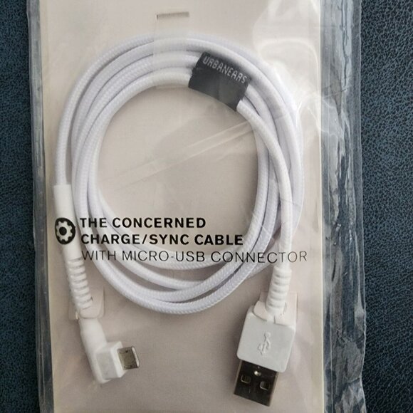 URBANEARS Micro USB Charge Sync Cable for BN NOOK COLOR & Android Devices NEW - Picture 8 of 9